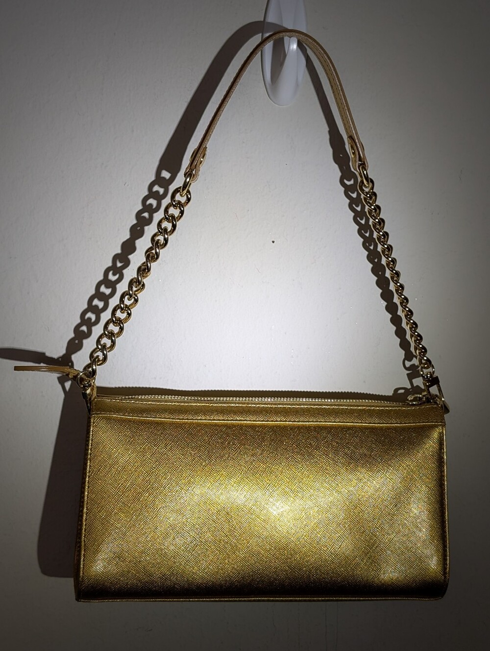 MCM Gold Leather Shoulder Bag and Wallet W/Charms Set In Gorgeous Condition! - Picture 3 of 16